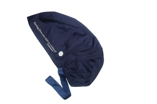 Colossians 3:23 Satin-Lined Bun Scrub Caps