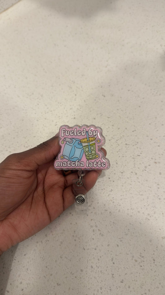 Matcha Addict Badge Reel