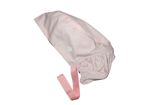 Satin-Lined Bun Scrub Caps